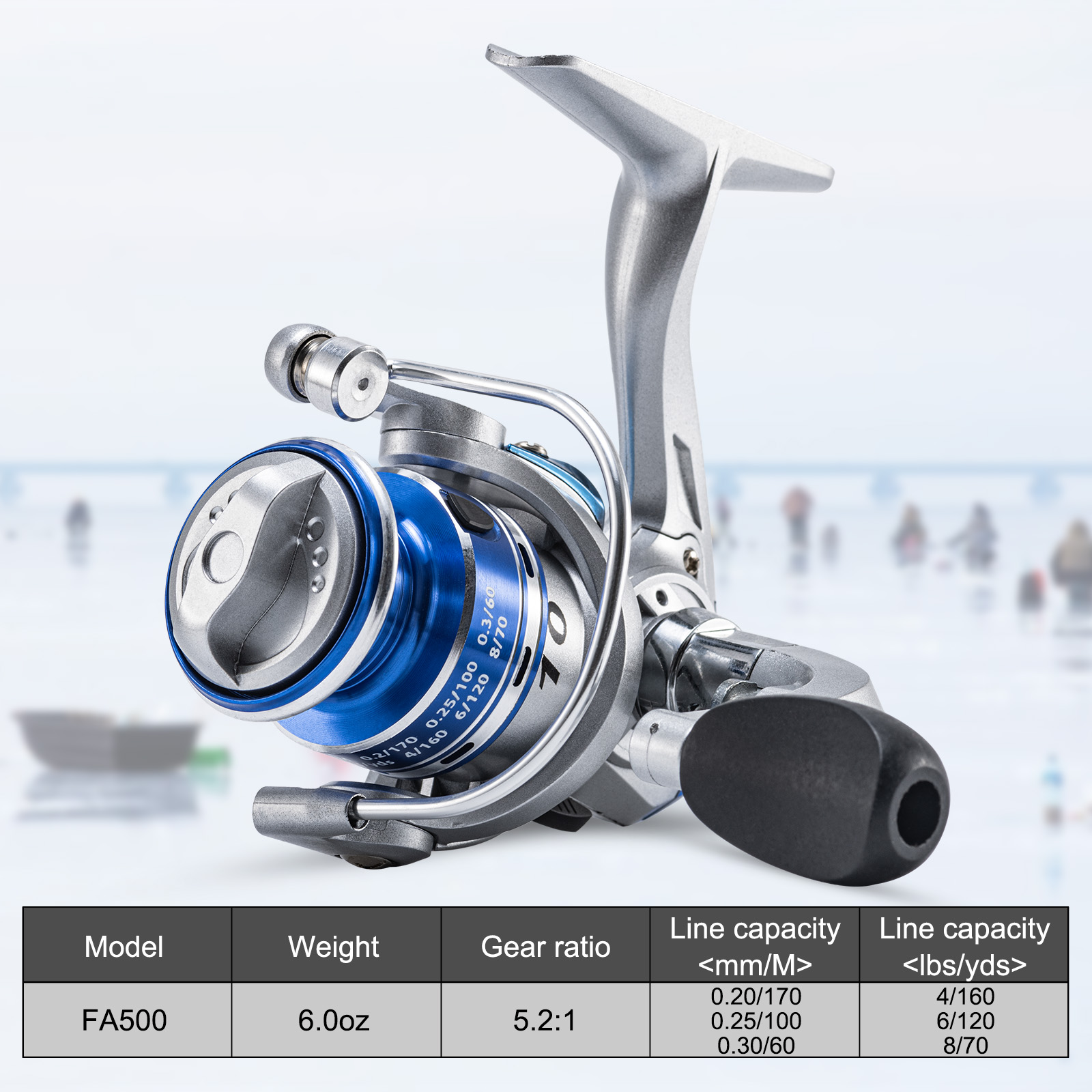 Nuovi Mulinelli Goture per Pes - Ice Fishing Reel recensione e prezzo
