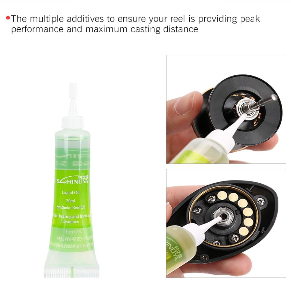 1 set di grasso per mulinelli  - Reel Oil recensione e prezzo